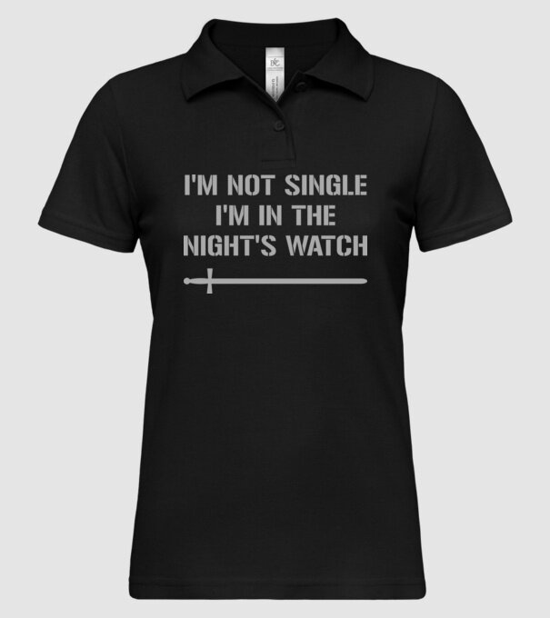 Im not single...! model negru pe tricou