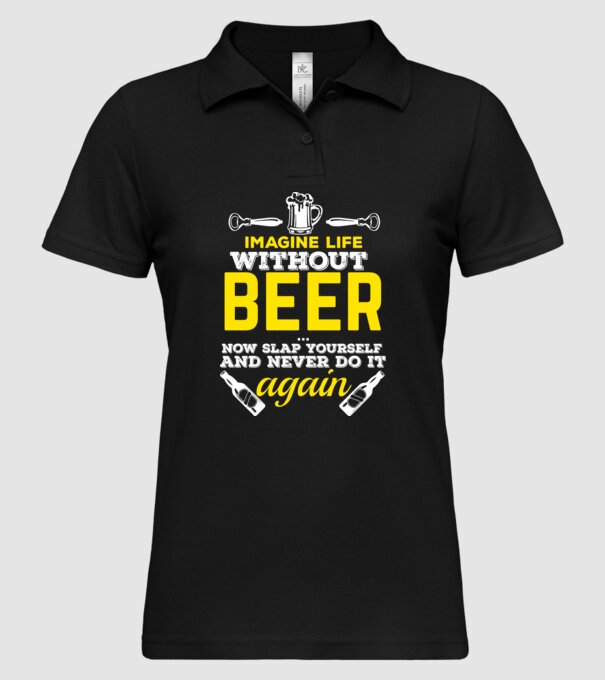 Imagine life model negru pe tricou