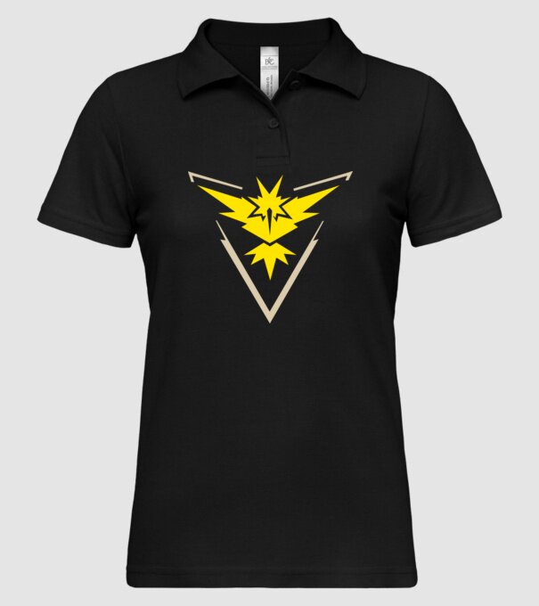 Instinct team logo model negru pe tricou