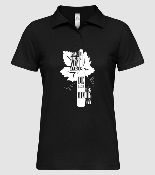 Nu mai merg la școală, dar tot am temă de casă model negru pe tricou