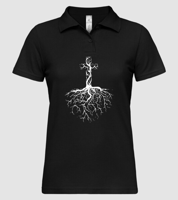 Cruce model negru pe tricou