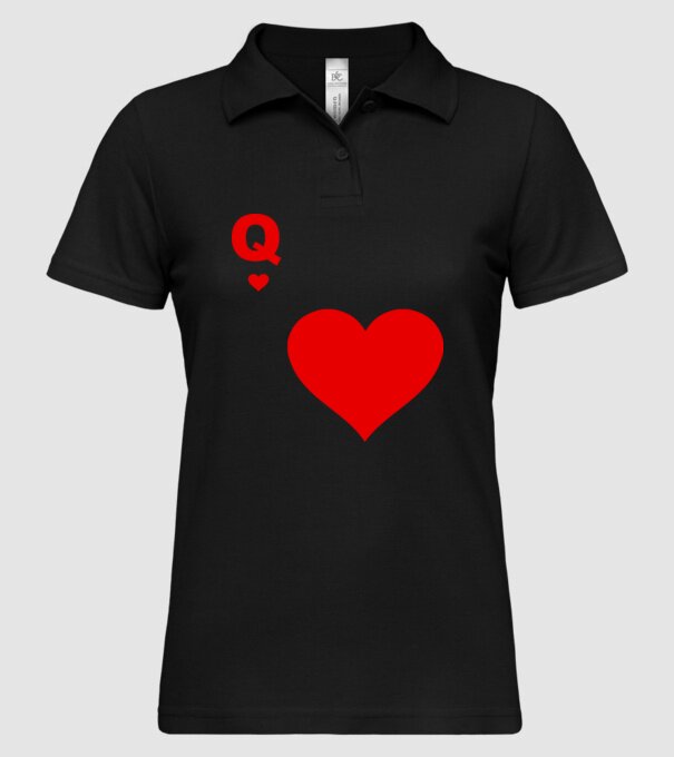 Regină model negru pe tricou