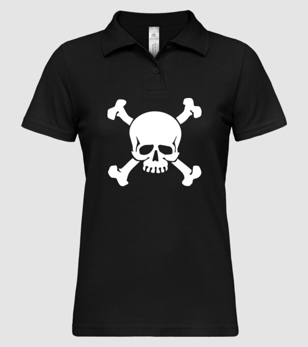 craniu 2 model negru pe tricou