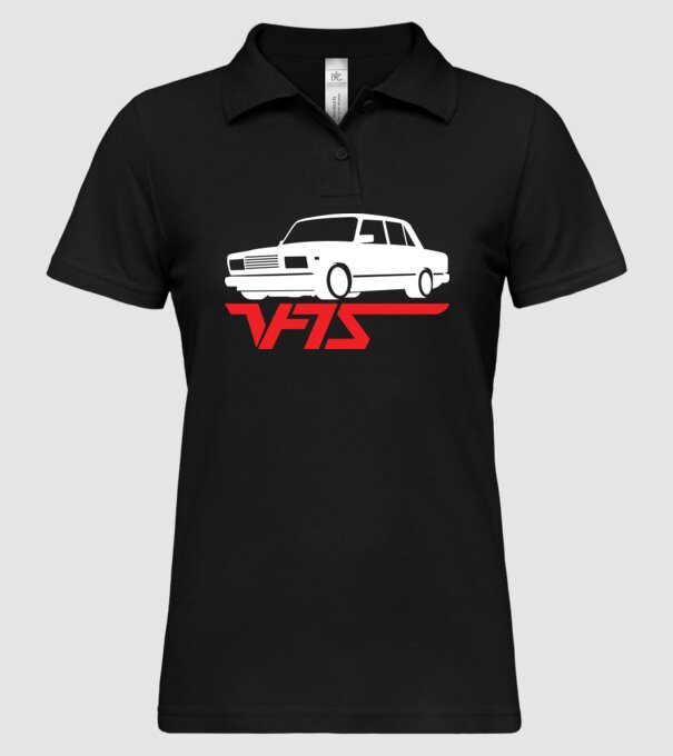 Lada model negru pe tricou