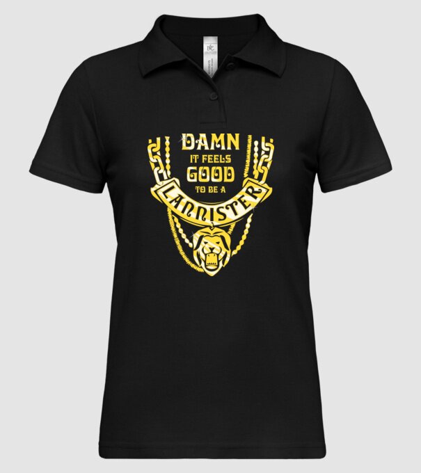 Lannister damnit model negru pe tricou