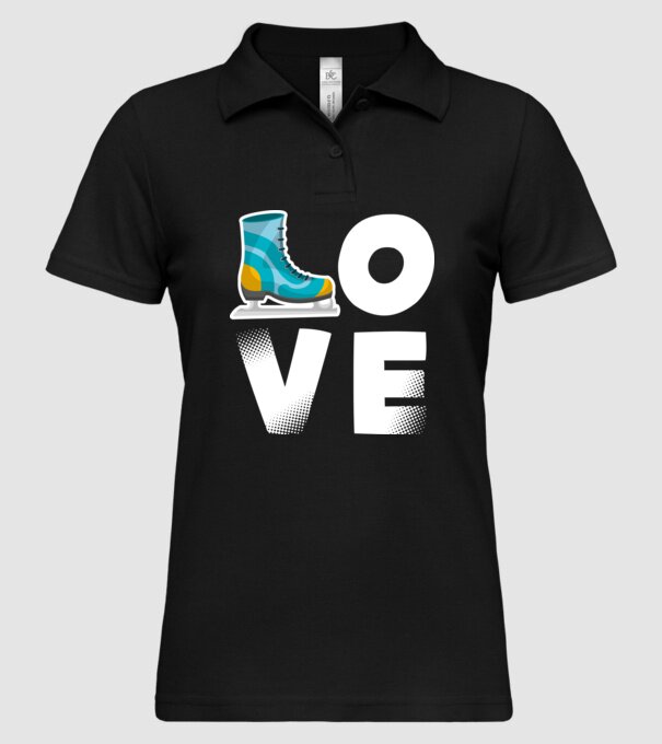 love model negru pe tricou