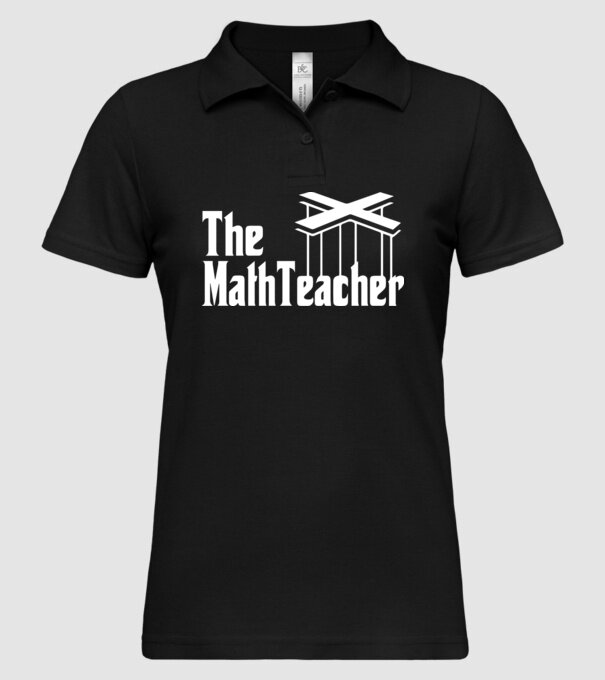 Profesor de matematică Mathteacher Godfather model negru pe tricou