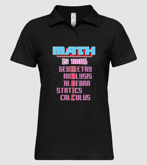 MATH magic retro prespălat model negru pe tricou