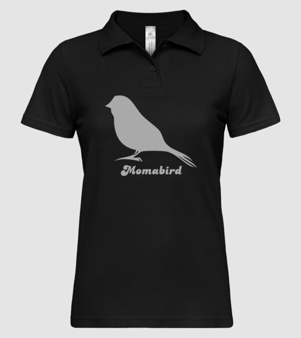 Momabird model negru pe tricou
