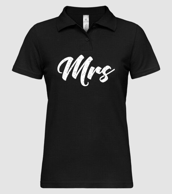 Mrs 1 model negru pe tricou