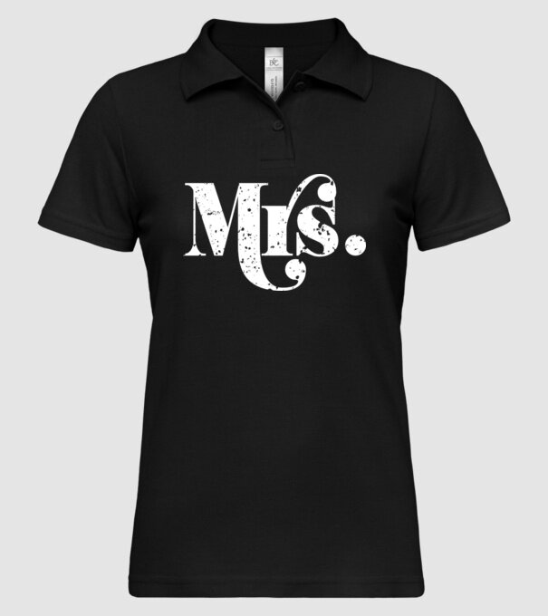 Mrs 2 model negru pe tricou