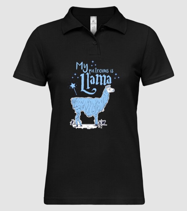 My patronus is Llama model negru pe tricou