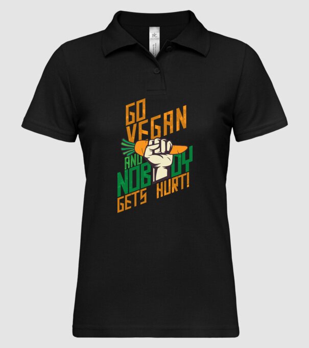 nobody get hurt vegan model negru pe tricou