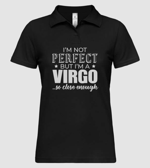 Not perfect, but VIRGO model negru pe tricou