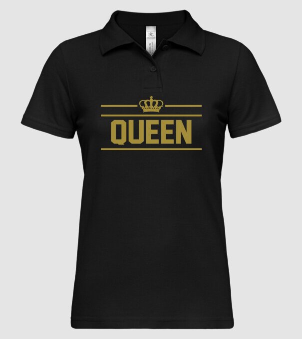 Queen model negru pe tricou