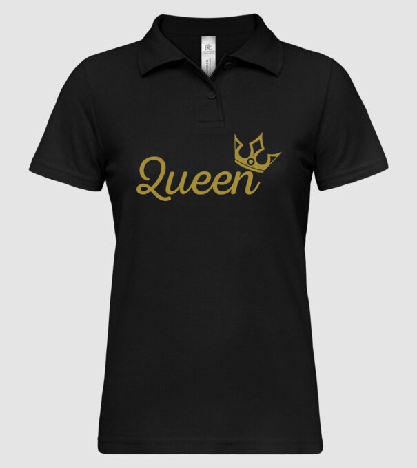 Queen model negru pe tricou