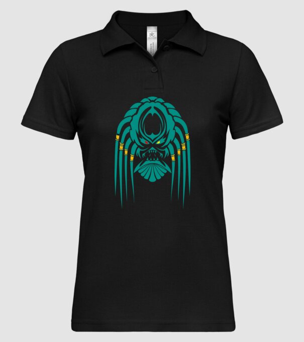 Prădător model negru pe tricou