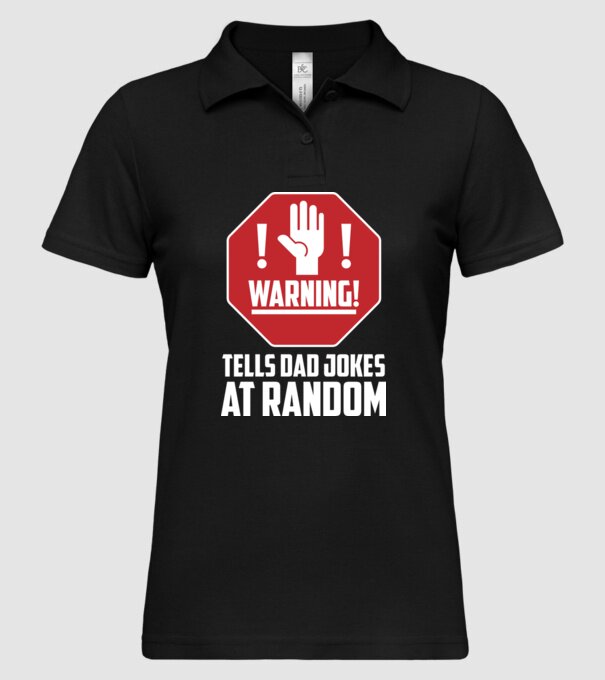 Random dad jokes model negru pe tricou