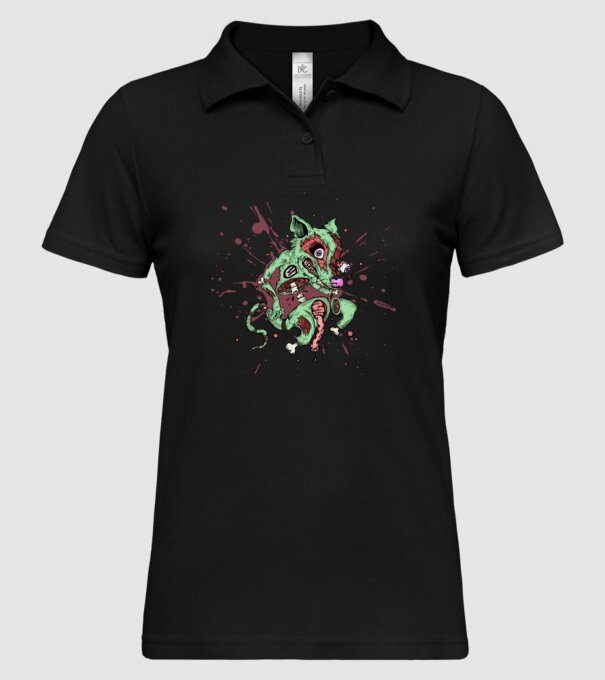 Rat - Snapsleek own model negru pe tricou