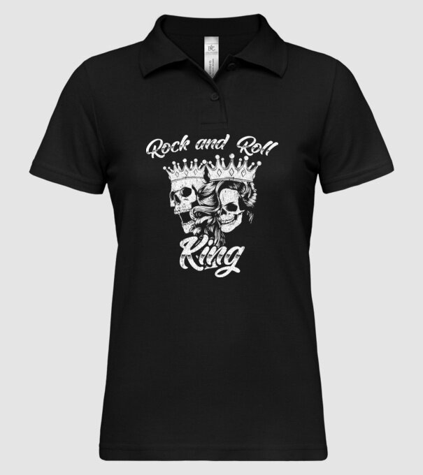 RNR KING model negru pe tricou