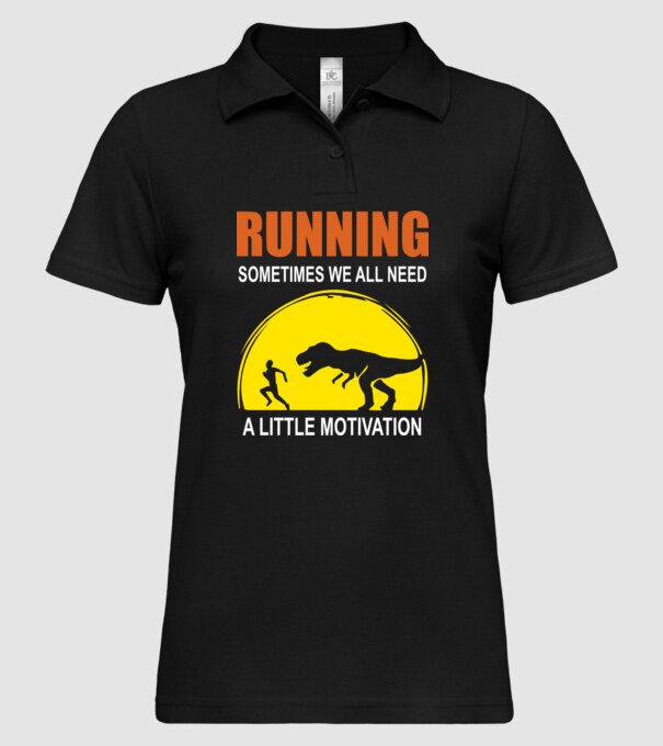 Sometimes we all need a little motivation model negru pe tricou