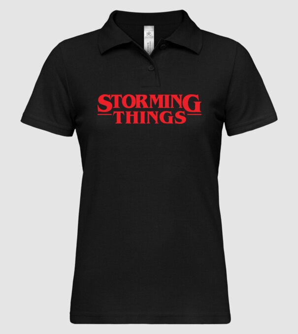 storming things - area 51 model negru pe tricou