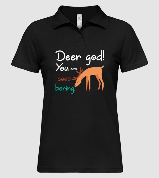 You = boring model negru pe tricou