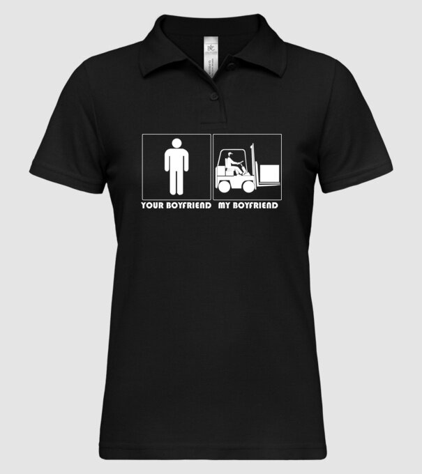 Your BYFRND MBYFRND model negru pe tricou