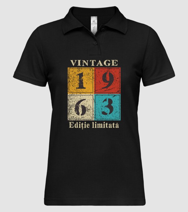 1963 - Ediție limitată model negru pe tricou