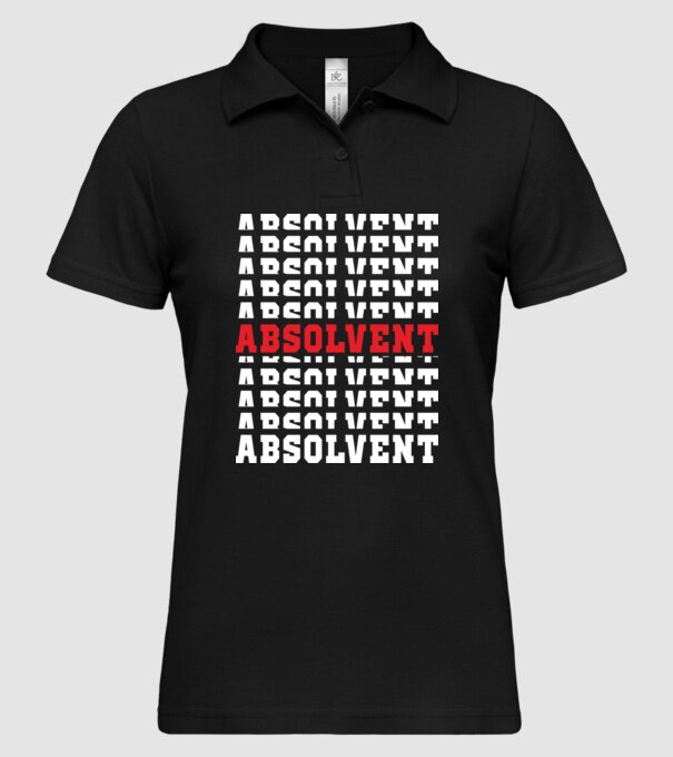 absolvent 2022 model negru pe tricou