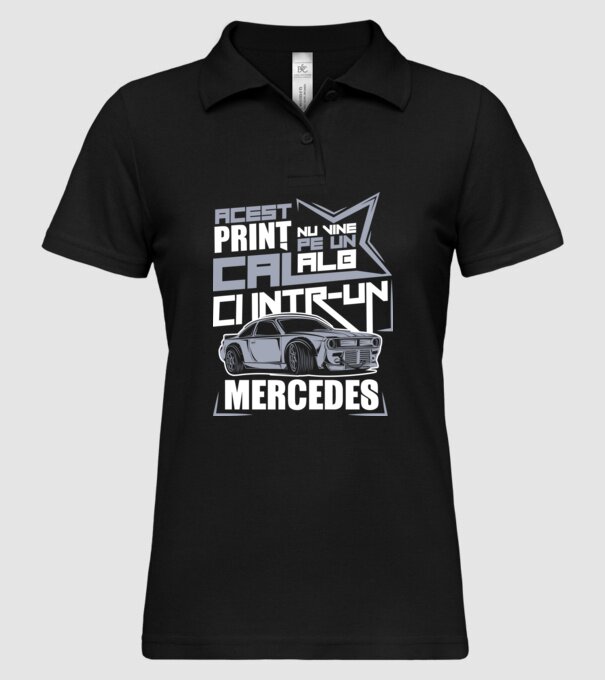 Acest prinț nu vine pe un cal alb, ci într-un Mercedes model negru pe tricou