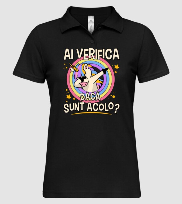 Ai verifica dacă sunt acolo? model negru pe tricou