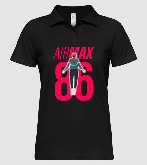 air max 86 stranger things model negru pe tricou
