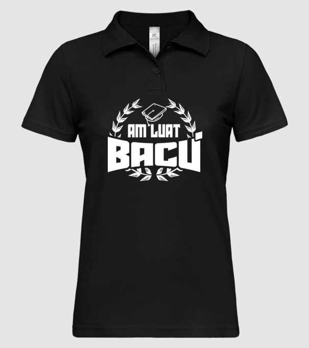 Am luat bacu model negru pe tricou