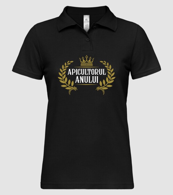 apicultorul anului model negru pe tricou