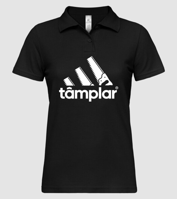 tâmplar model negru pe tricou