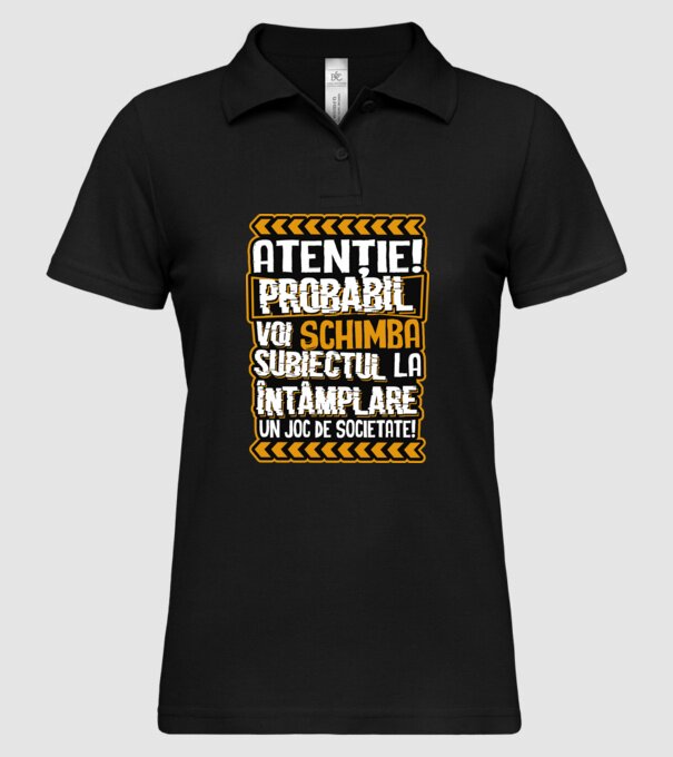 Atenție, probabil voi schimba subiectul la întâmplare pe șah model negru pe tricou