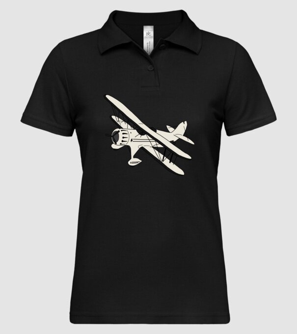 Avioane model negru pe tricou