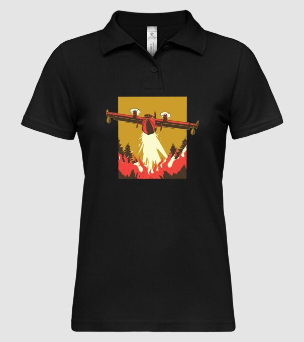 Avioane model negru pe tricou
