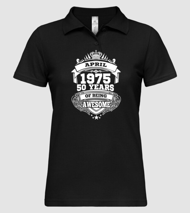 Awesome being of april 1975 model negru pe tricou
