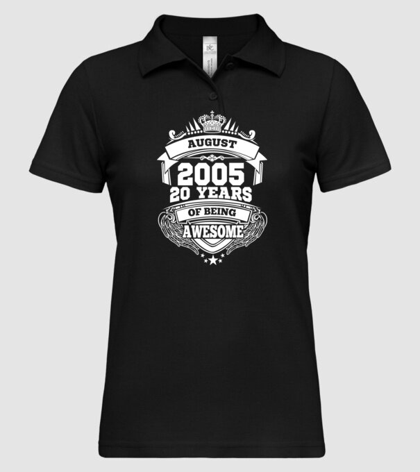 Awesome being of august 2005 model negru pe tricou