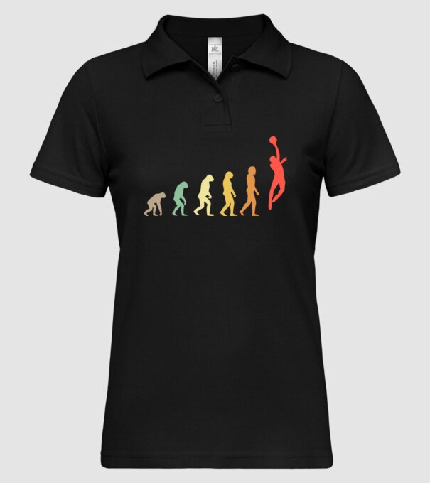 Basketball evolution model negru pe tricou