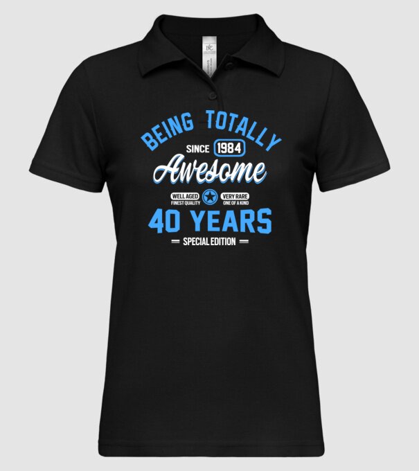 Being totally awesome 40 model negru pe tricou