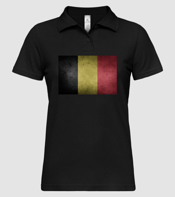 BELGIUM model negru pe tricou