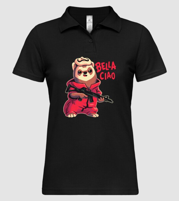 bella ciao rebel model negru pe tricou