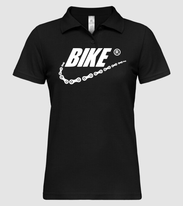 Bike model negru pe tricou