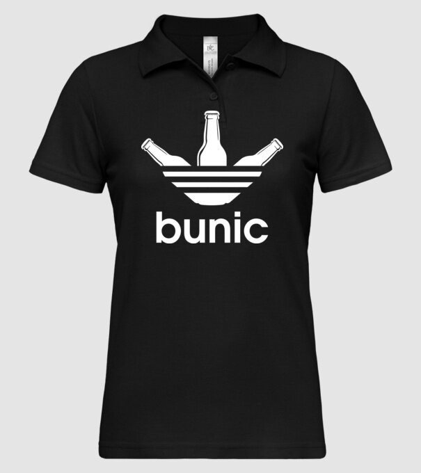Bunicdidas model negru pe tricou