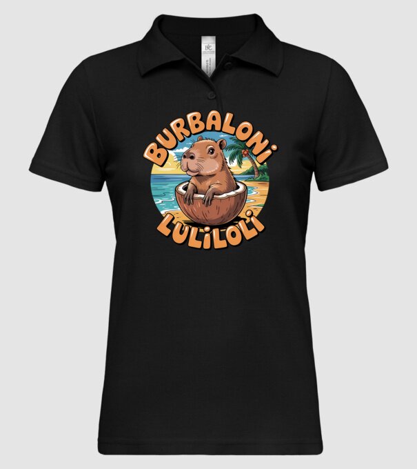 Burbaloni Luliloli model negru pe tricou