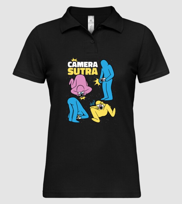 Camera sutra 2 model negru pe tricou