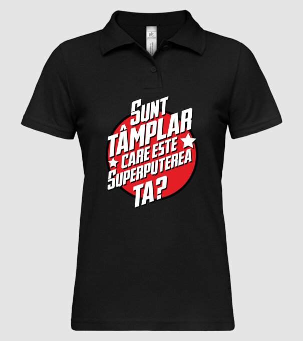 sunt tâmplar, care este superputerea ta? model negru pe tricou